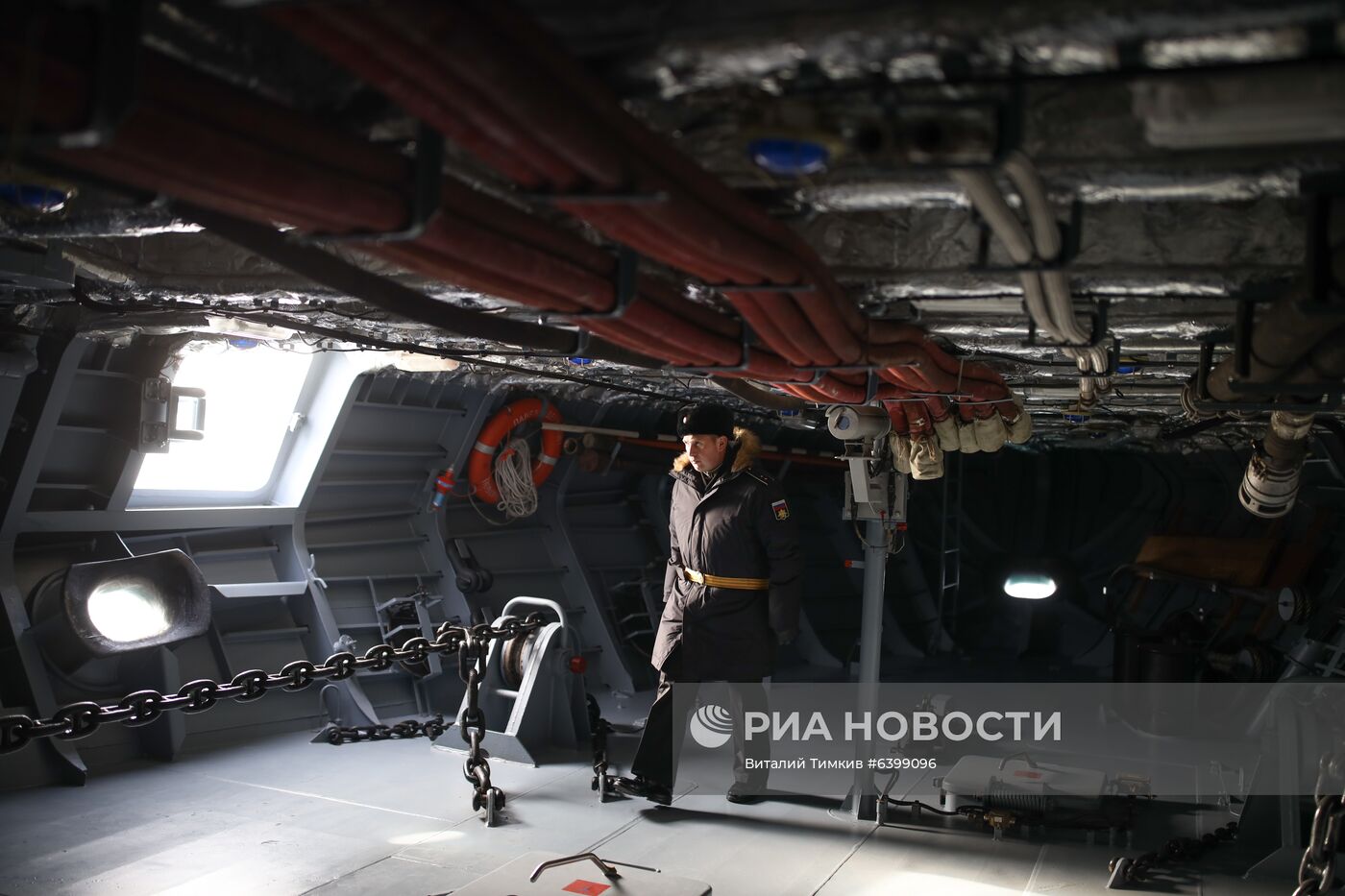Приём в состав Черноморского флота патрульного корабля "Павел Державин" 