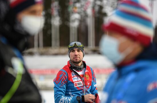 Биатлон. I этап Кубка мира. Тренировки