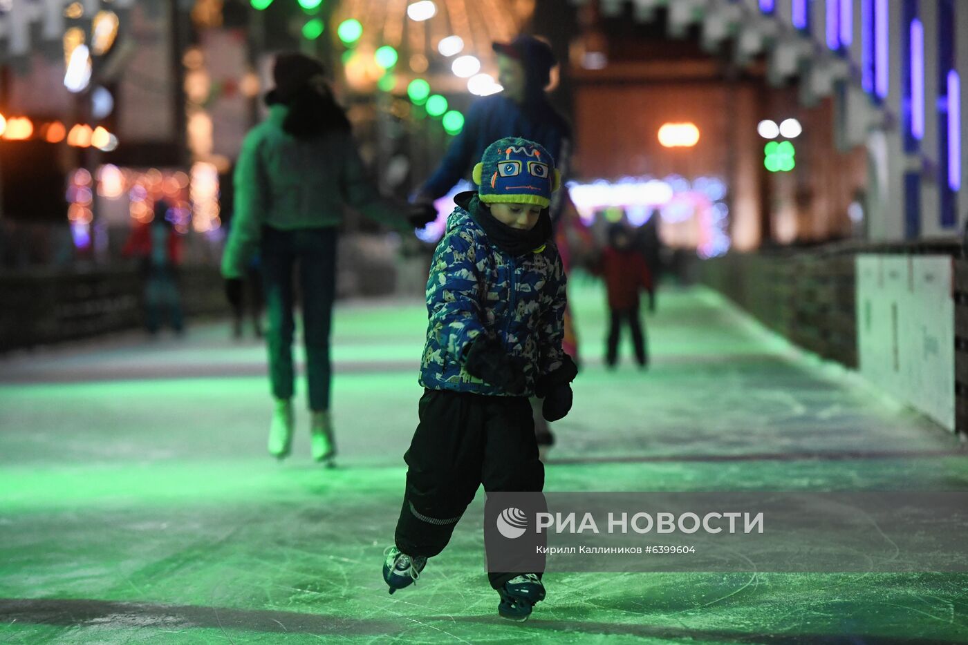 Открытие катка на ВДНХ