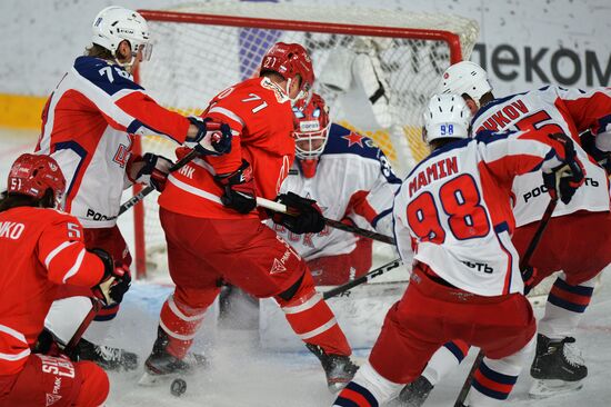 Хоккей. КХЛ. Матч "Автомобилист" – ЦСКА