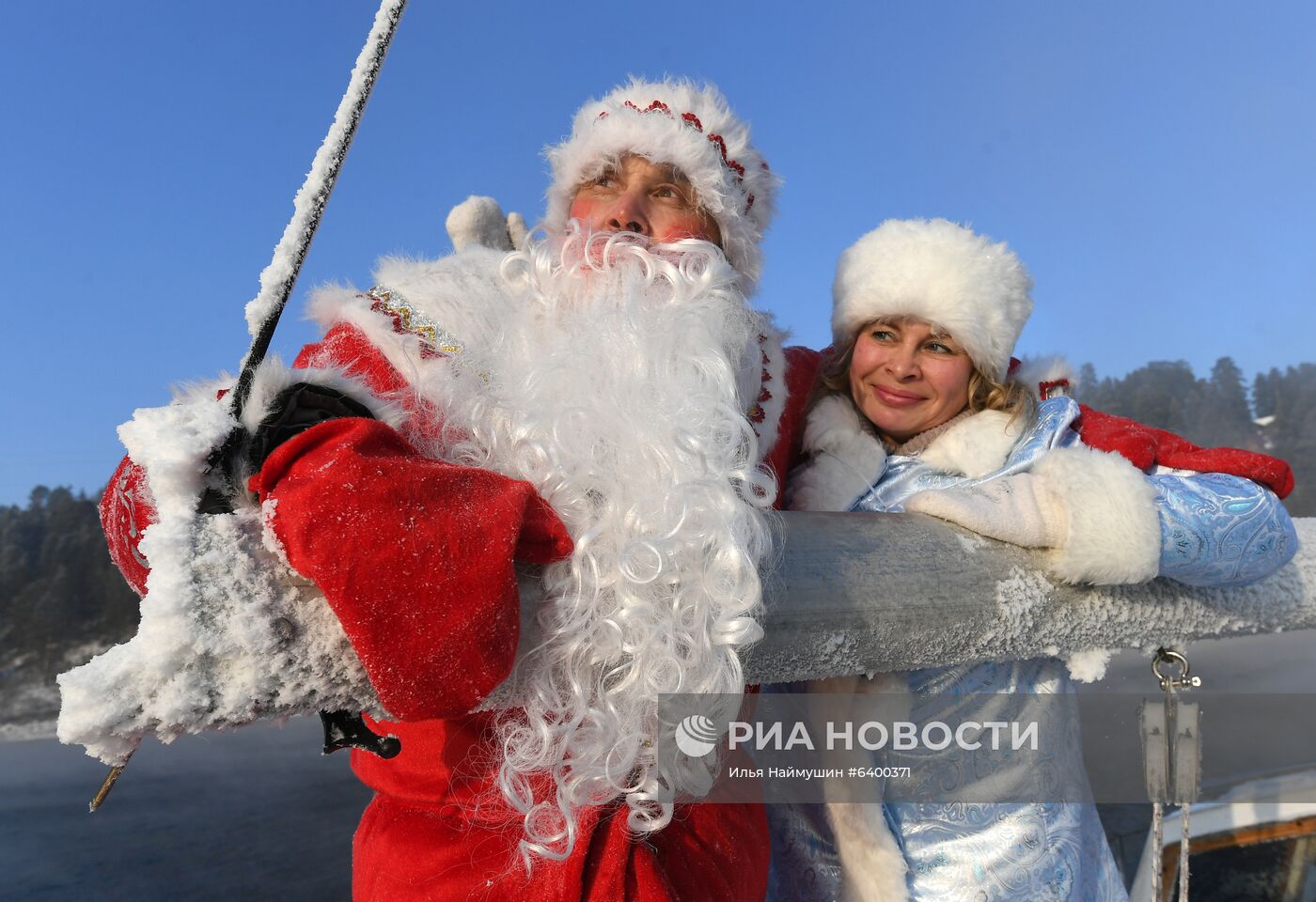 Новогодняя акция яхтсменов в Красноярском крае