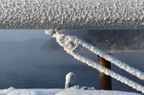 Новогодняя акция яхтсменов в Красноярском крае
