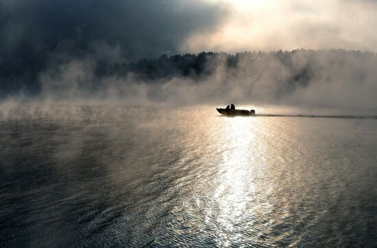 Новогодняя акция яхтсменов в Красноярском крае