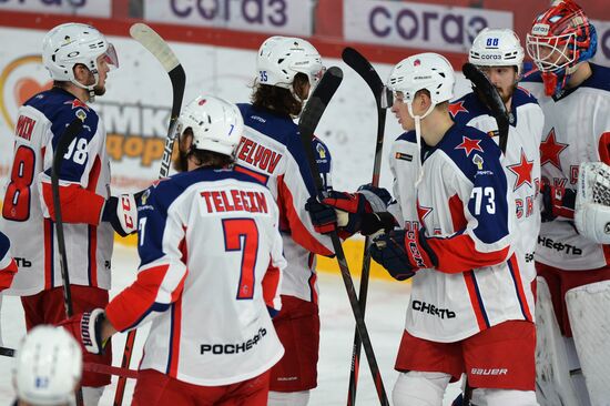 Хоккей. КХЛ. Матч "Автомобилист" – ЦСКА