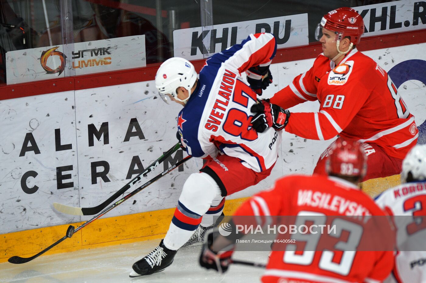 Хоккей. КХЛ. Матч "Автомобилист" – ЦСКА