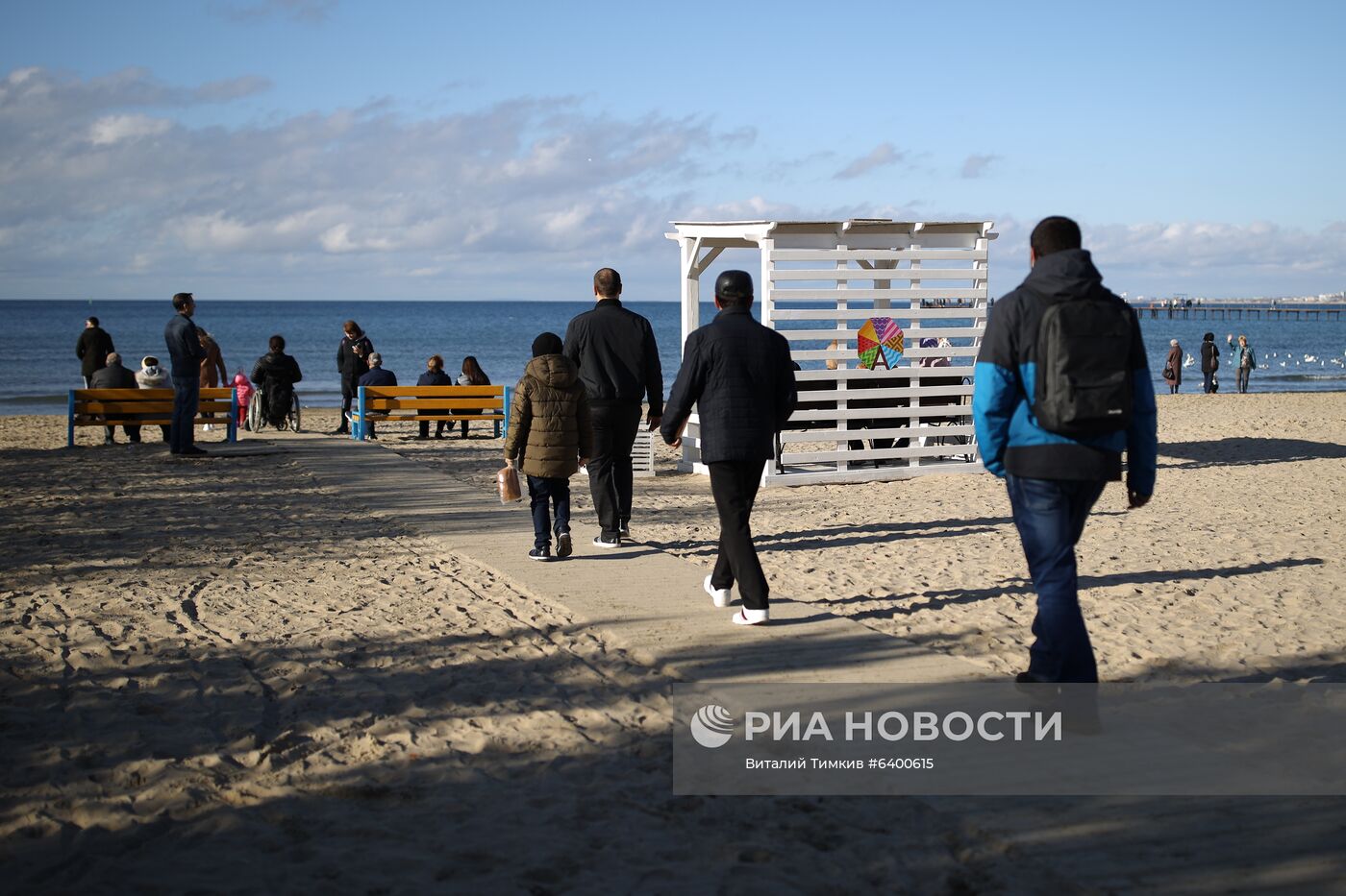 В Краснодарском крае обустраивают "зимние пляжи"