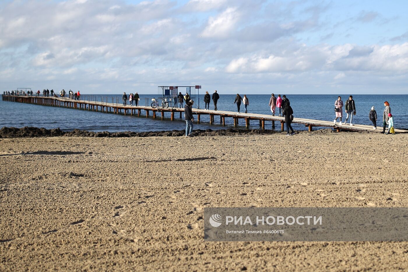 В Краснодарском крае обустраивают "зимние пляжи"