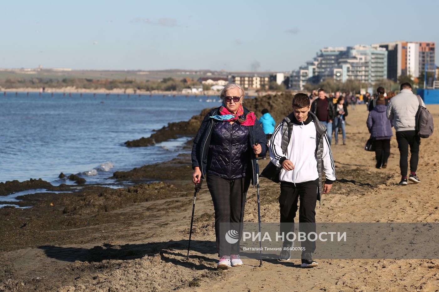 В Краснодарском крае обустраивают "зимние пляжи"