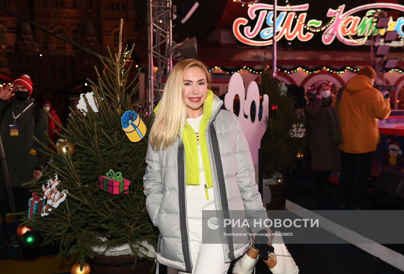 Открытие ГУМ-катка на Красной площади