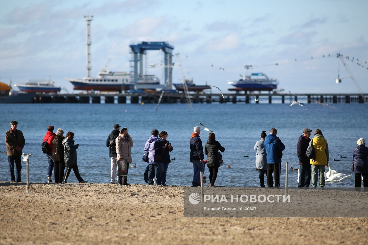 В Краснодарском крае обустраивают "зимние пляжи"