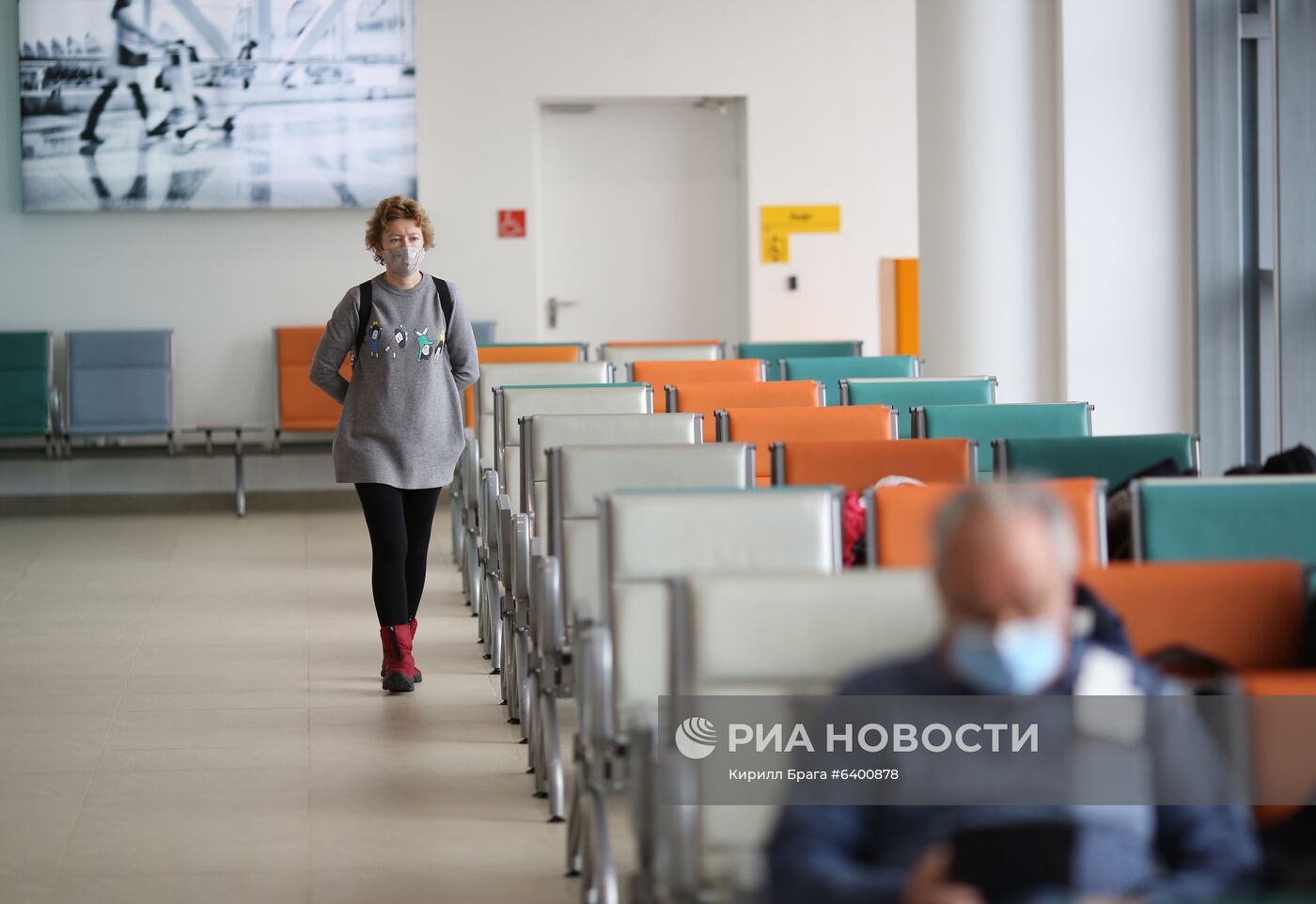 Международный аэропорт Волгограда в период пандемии коронавируса