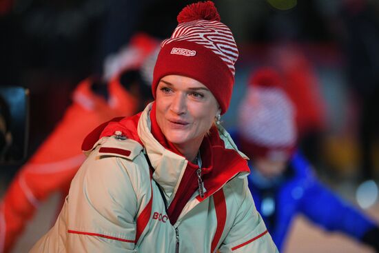 Открытие ГУМ-катка на Красной площади