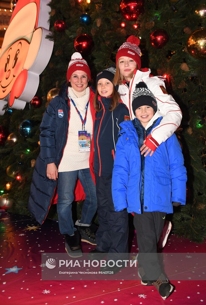 Открытие ГУМ-катка на Красной площади