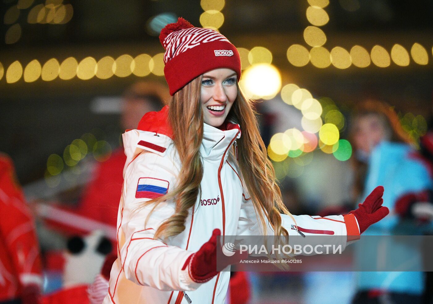 Открытие ГУМ-катка на Красной площади