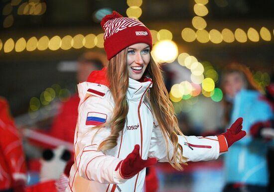 Открытие ГУМ-катка на Красной площади