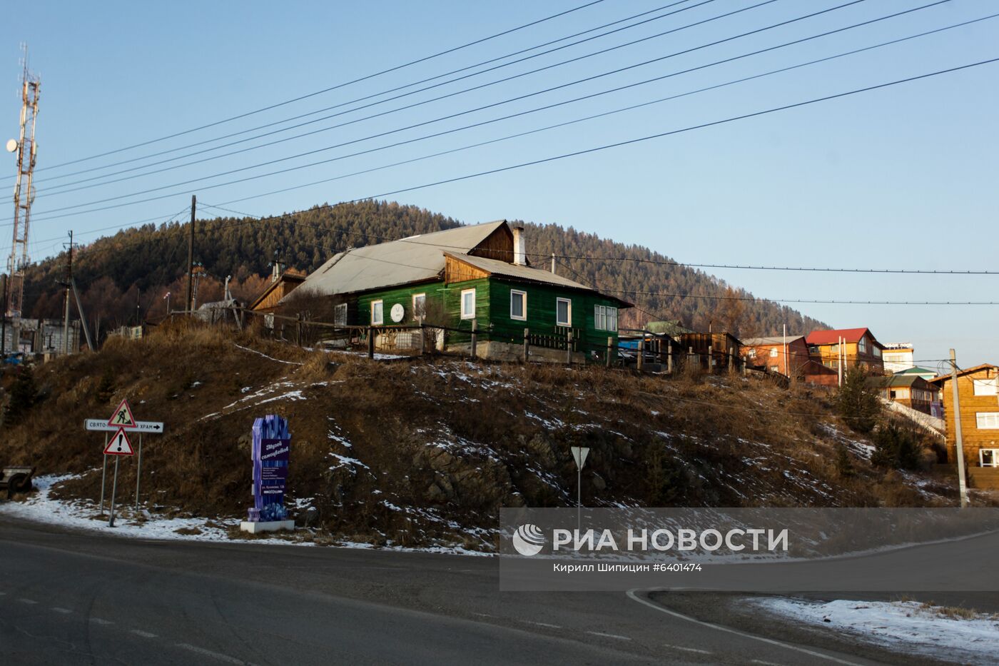 Зима на озере Байкал