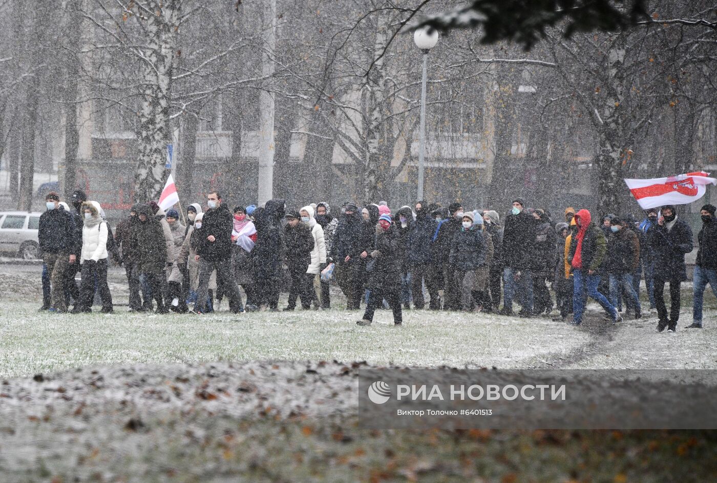 Акция протеста в Минске