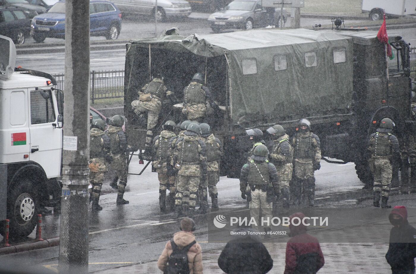 Акция протеста в Минске