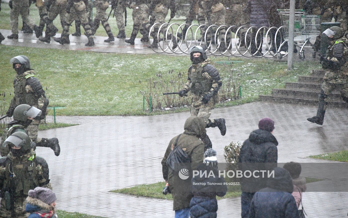 Акция протеста в Минске