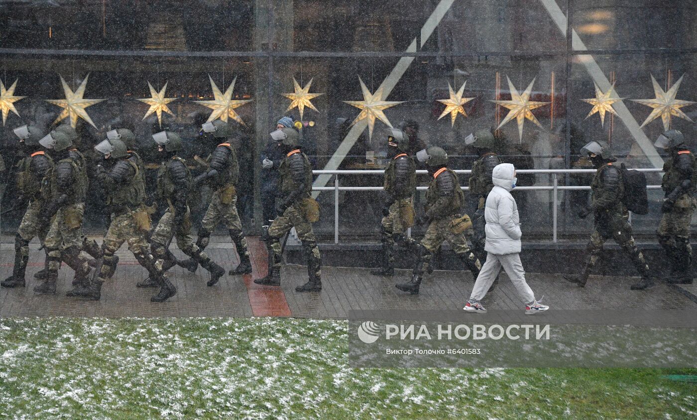 Акция протеста в Минске