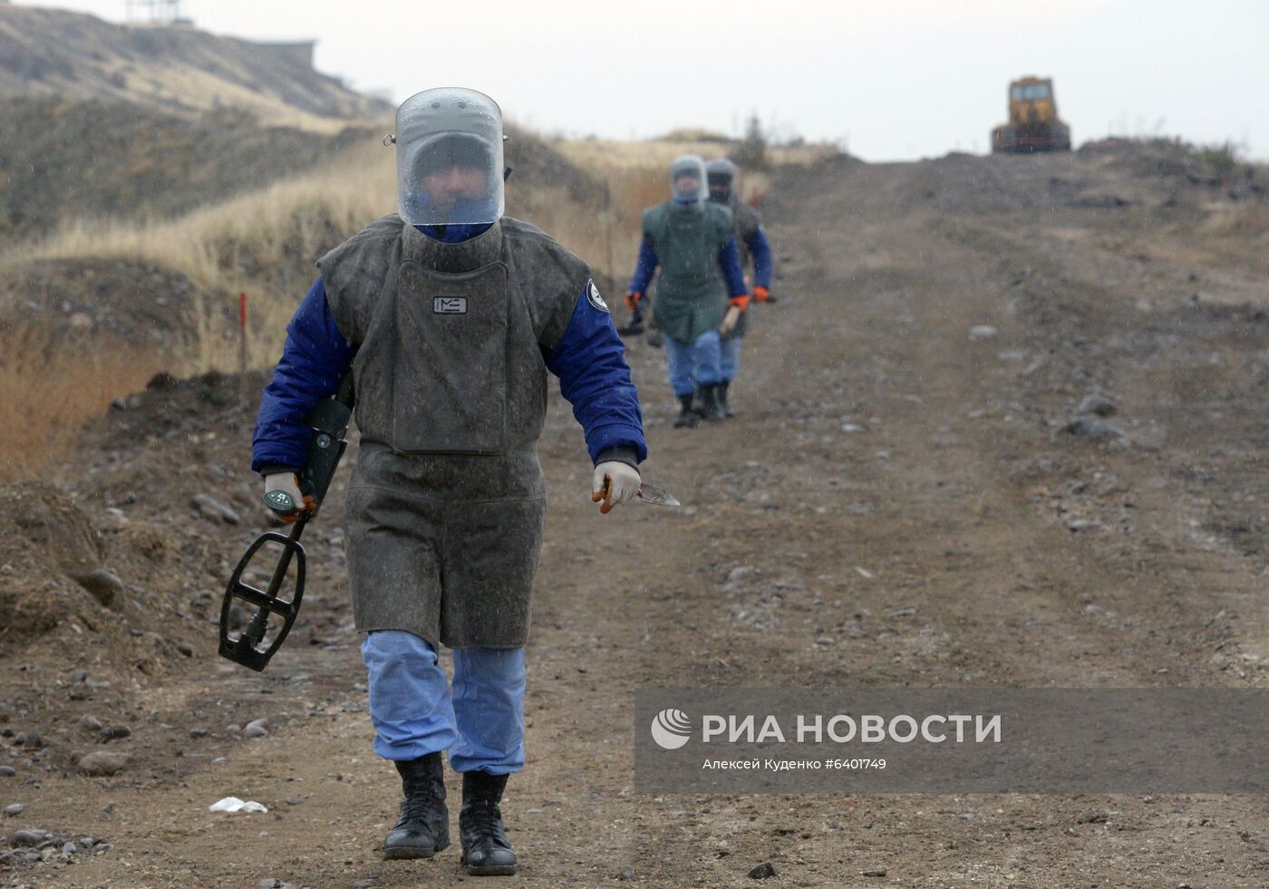 Строительство дороги Тертер-Суговушан в Азербайджане