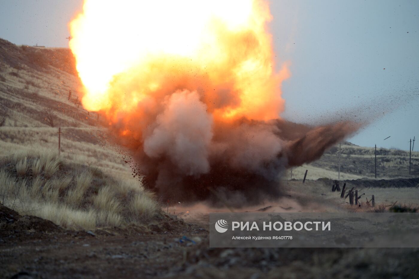 Строительство дороги Тертер-Суговушан в Азербайджане