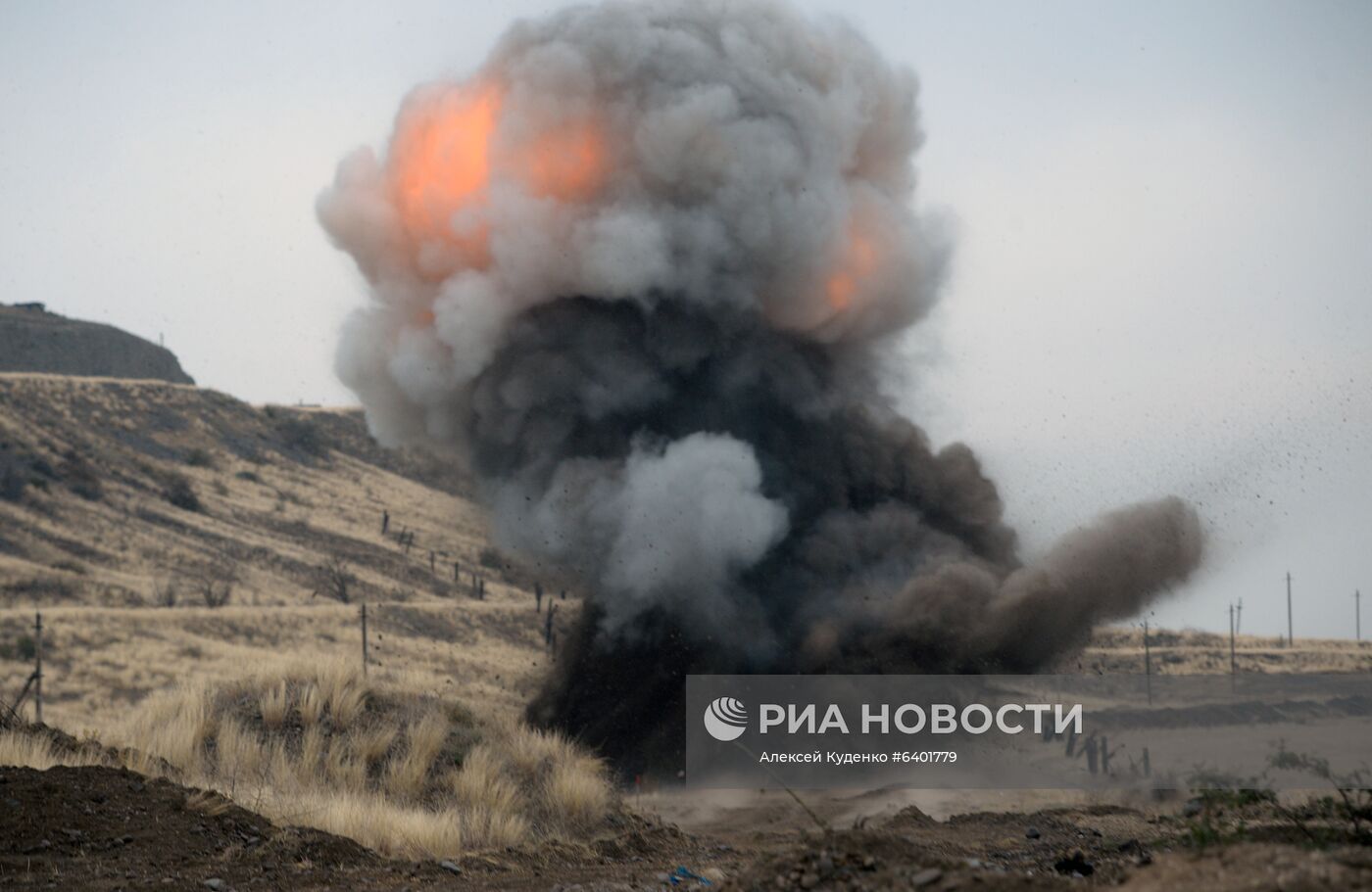 Строительство дороги Тертер-Суговушан в Азербайджане