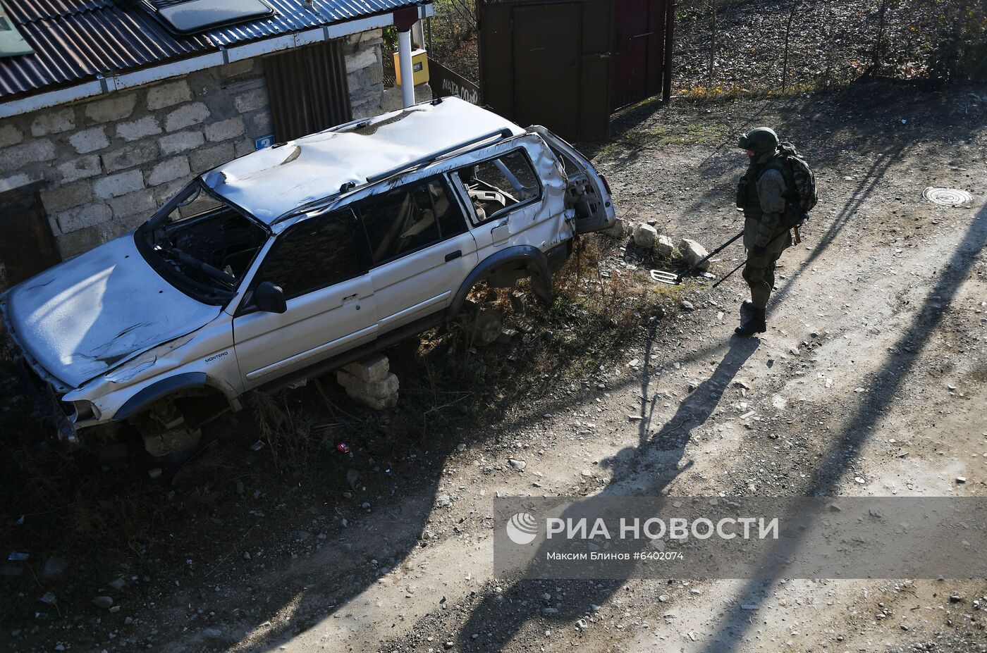 Разминирование жилого сектора в Степанакерте и его окрестностях