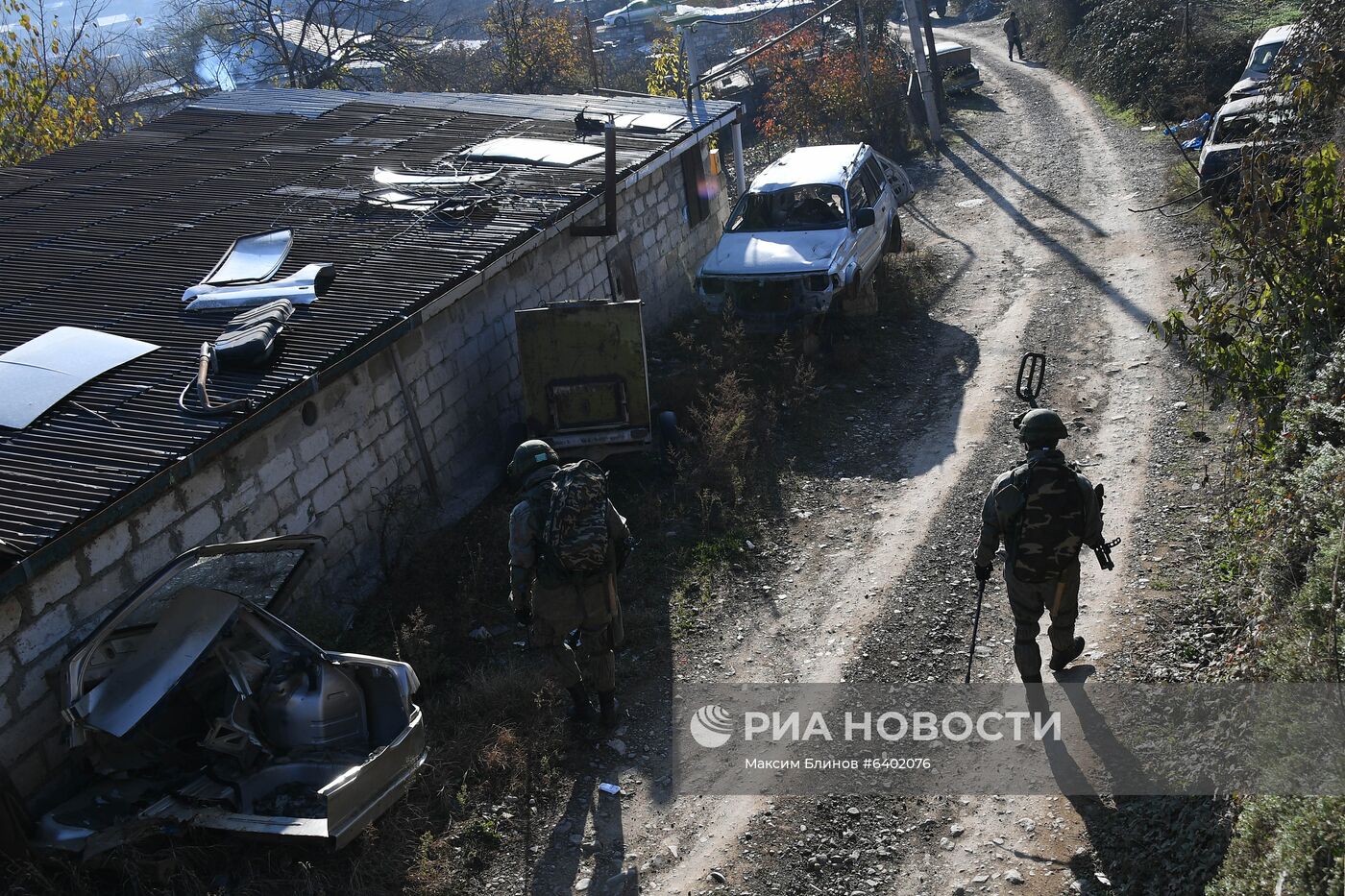 Разминирование жилого сектора в Степанакерте и его окрестностях