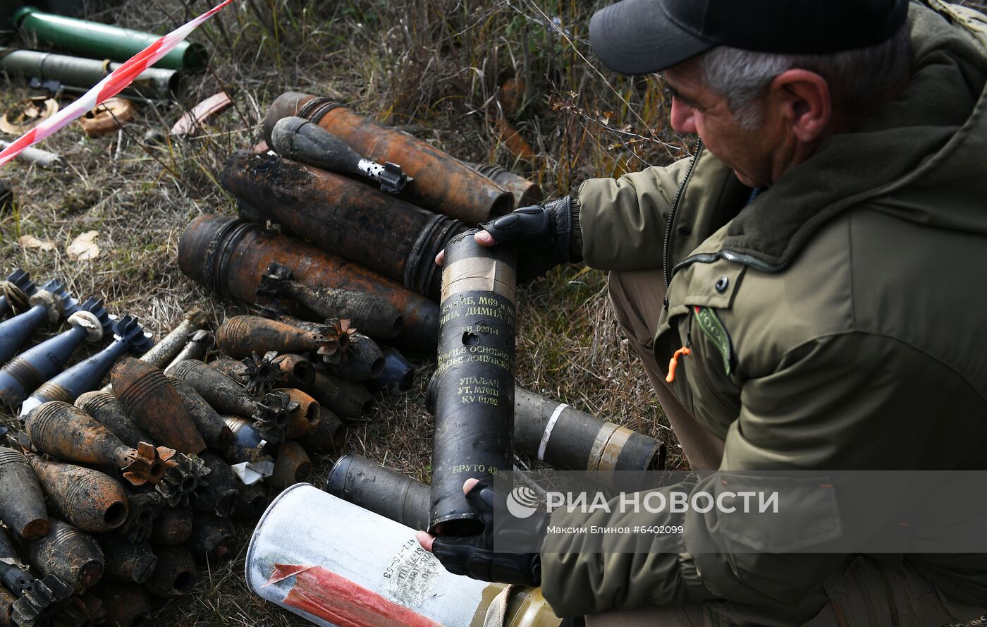 Разминирование жилого сектора в Степанакерте и его окрестностях