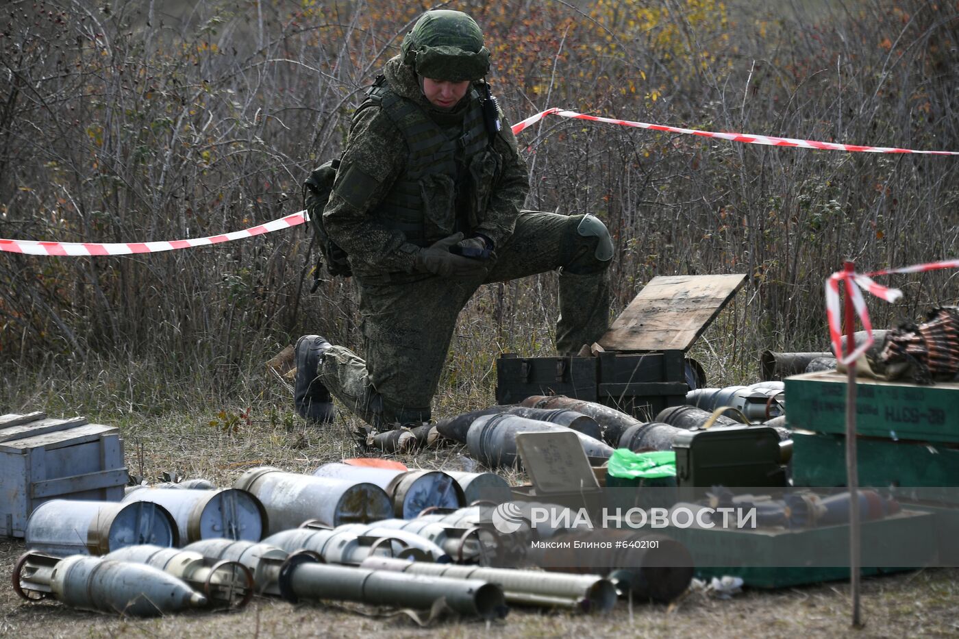 Разминирование жилого сектора в Степанакерте и его окрестностях