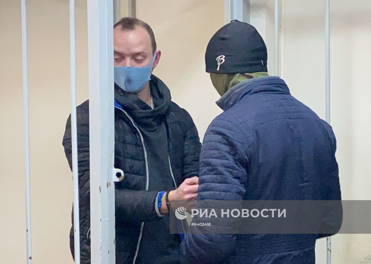 Рассмотрение ходатайства следствия о продлении ареста И. Сафронова