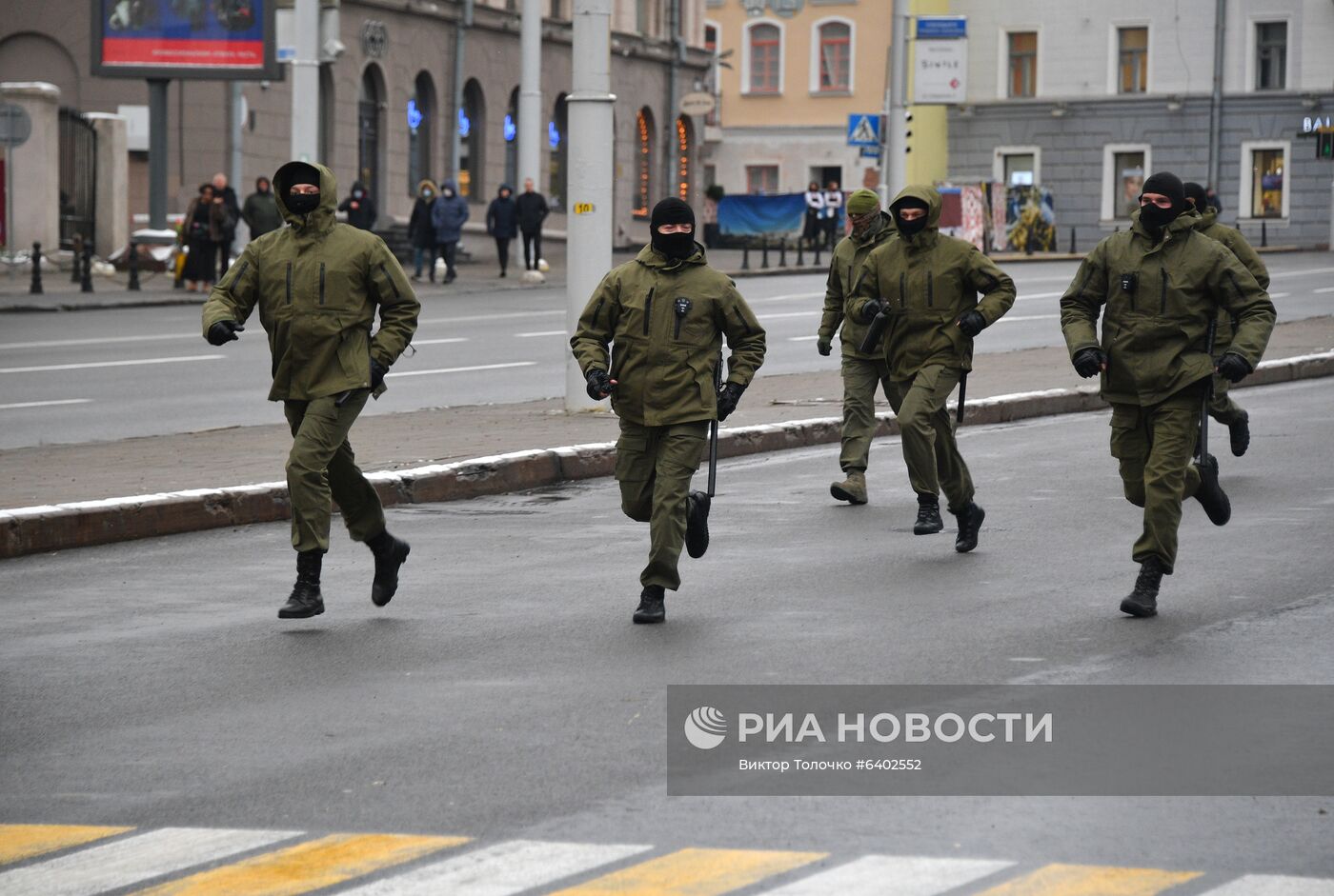 Акция протеста пенсионеров в Минске