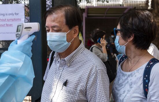  Тестирование на коронавирус в Гонконге