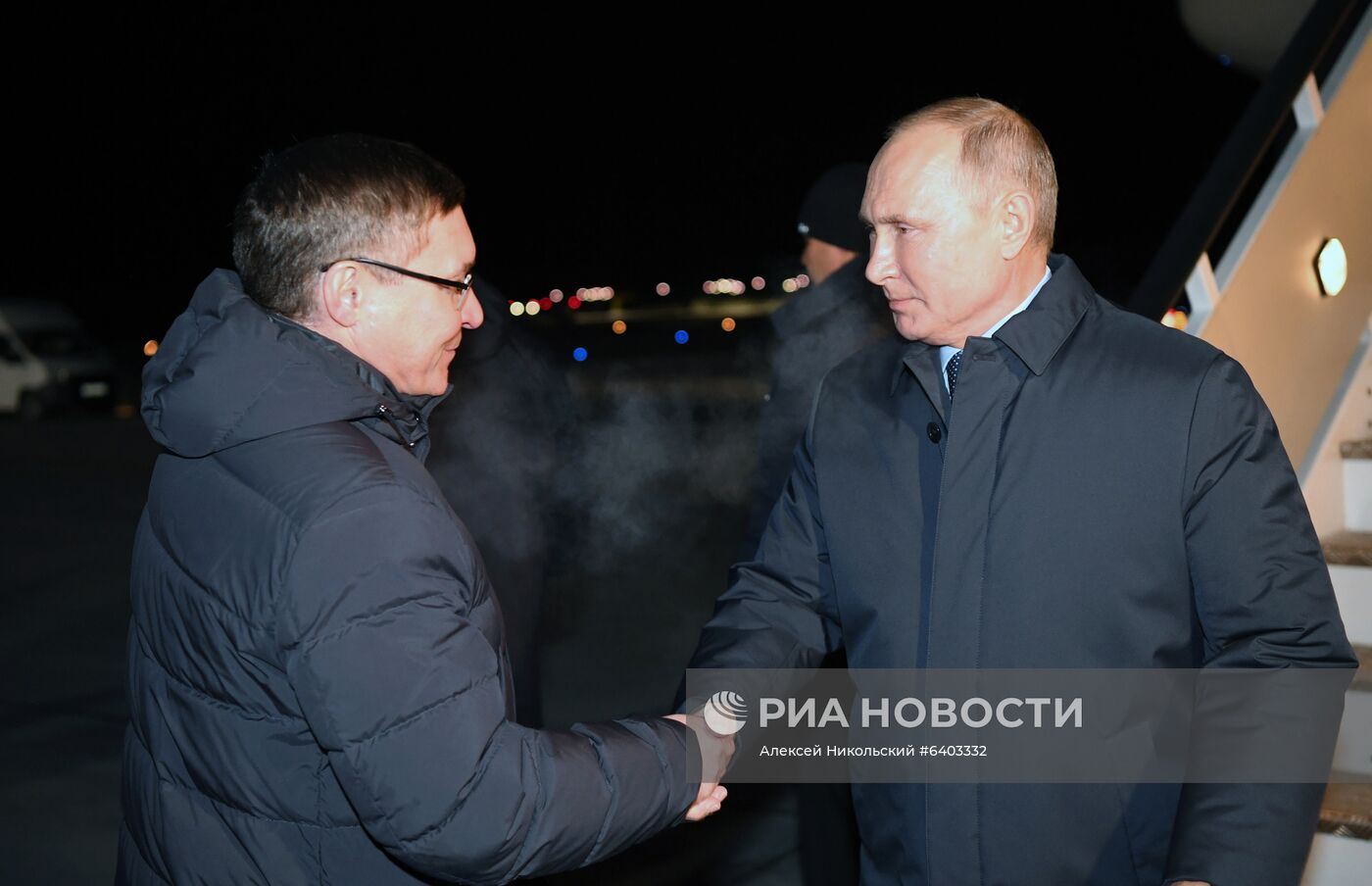 Рабочая поездка президента РФ В. Путина в Тюменскую область