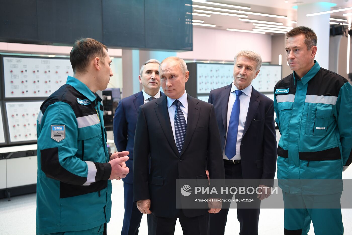 Рабочая поездка президента РФ В. Путина в Тюменскую область