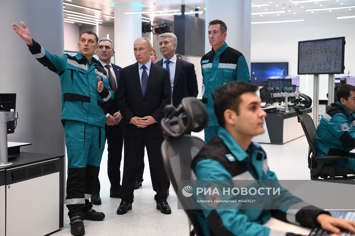 Рабочая поездка президента РФ В. Путина в Тюменскую область