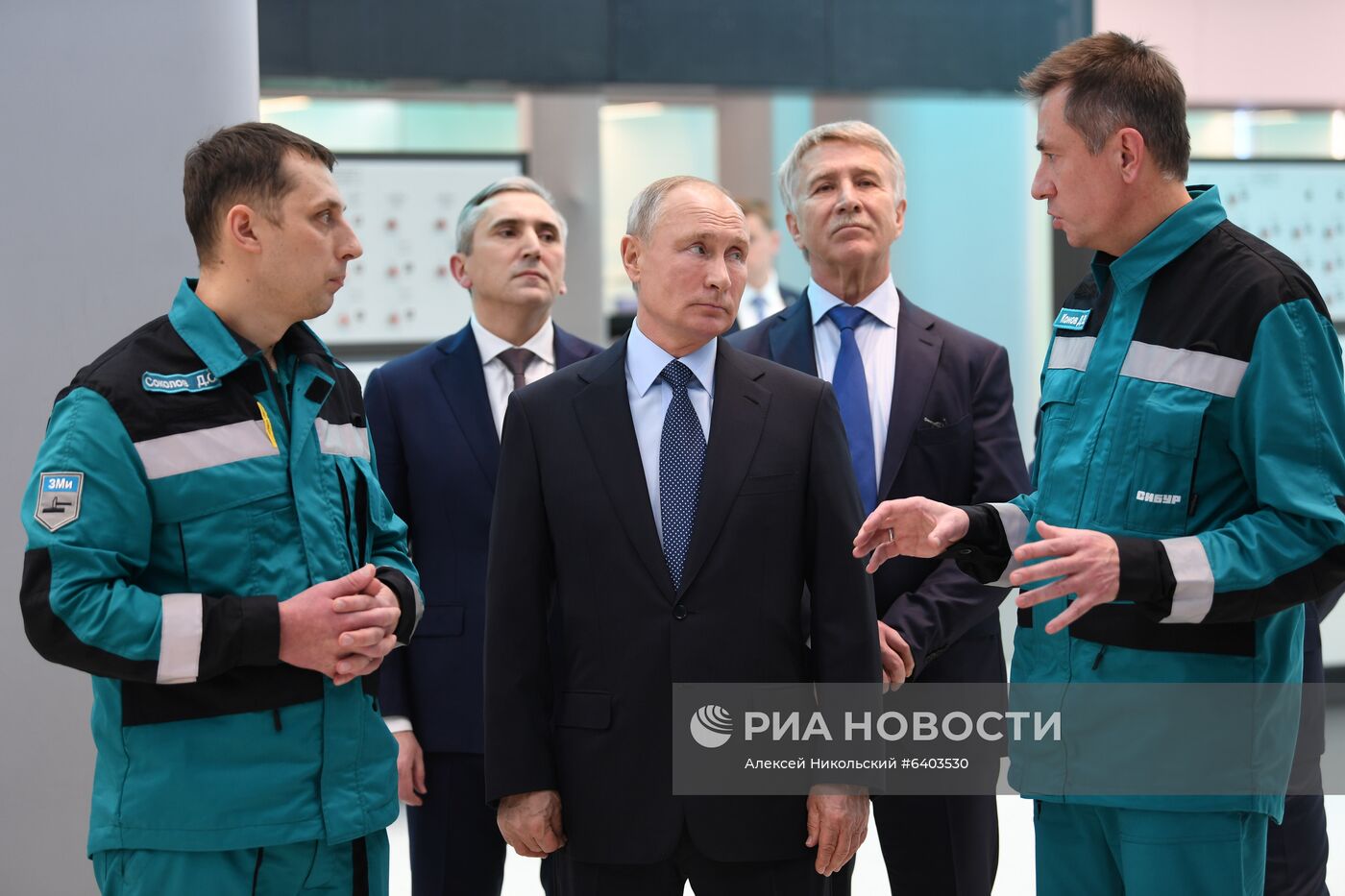 Рабочая поездка президента РФ В. Путина в Тюменскую область