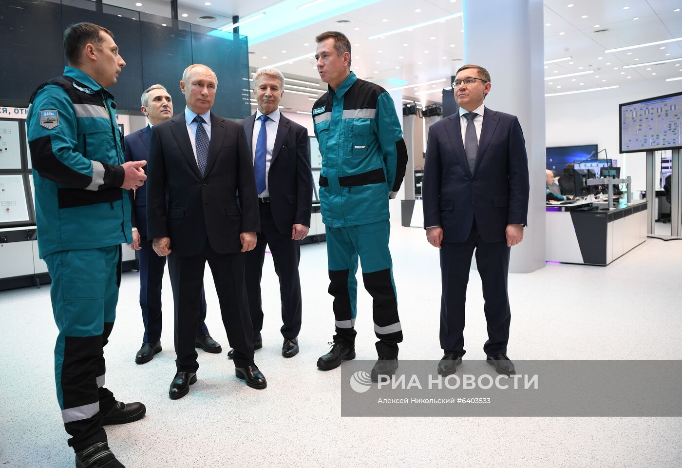 Рабочая поездка президента РФ В. Путина в Тюменскую область