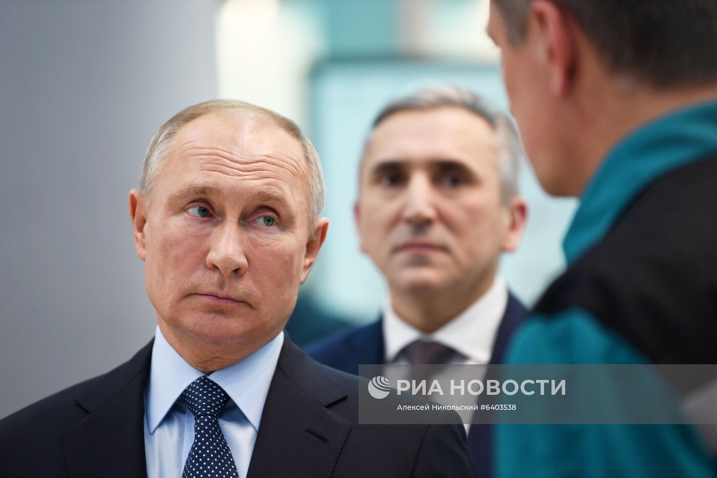 Рабочая поездка президента РФ В. Путина в Тюменскую область