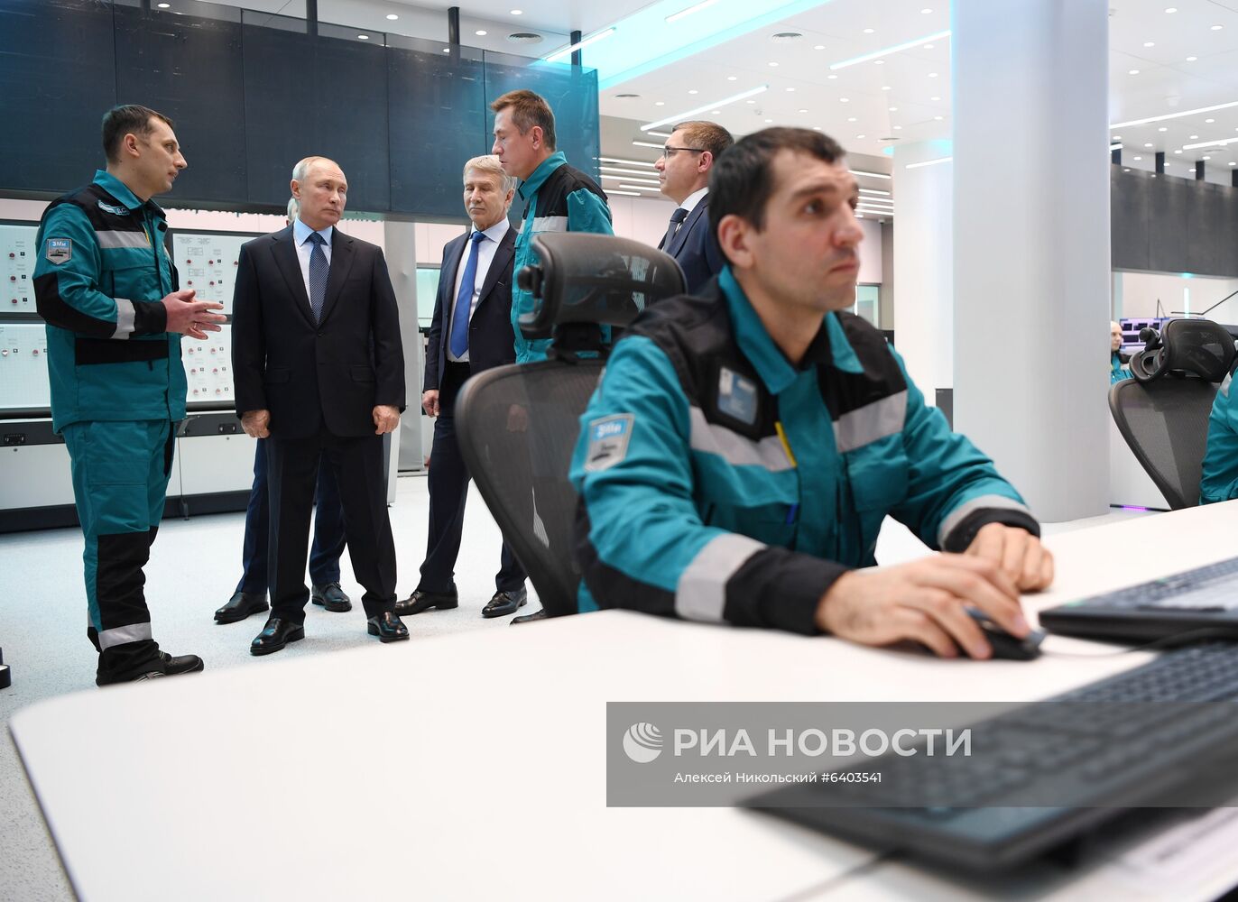 Рабочая поездка президента РФ В. Путина в Тюменскую область