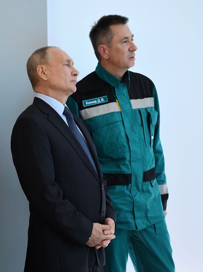 Рабочая поездка президента РФ В. Путина в Тюменскую область