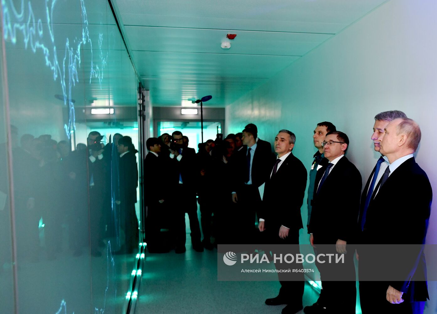 Рабочая поездка президента РФ В. Путина в Тюменскую область