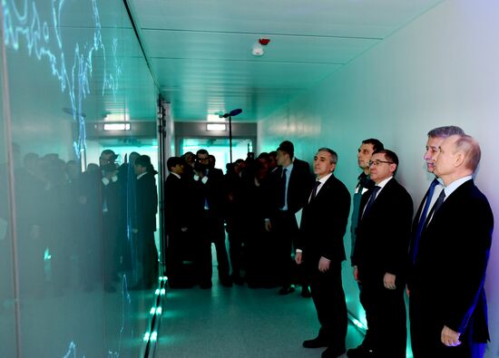 Рабочая поездка президента РФ В. Путина в Тюменскую область