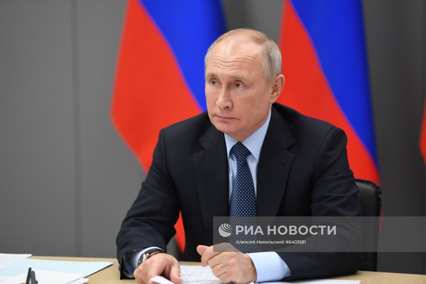 Рабочая поездка президента РФ В. Путина в Тюменскую область