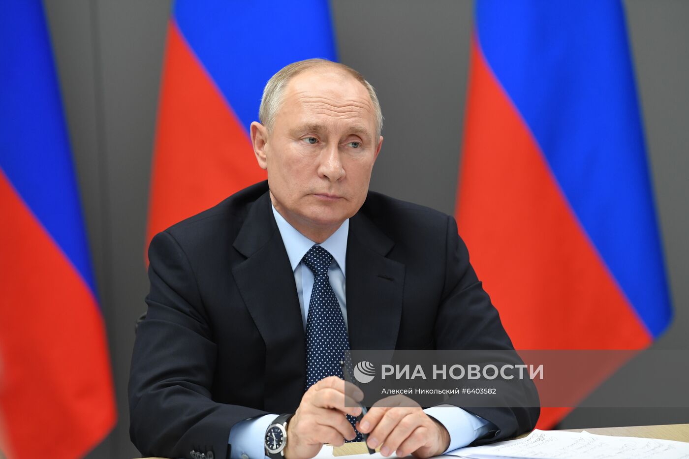 Рабочая поездка президента РФ В. Путина в Тюменскую область