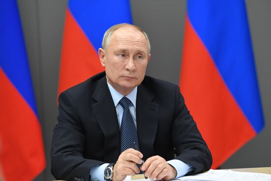 Рабочая поездка президента РФ В. Путина в Тюменскую область