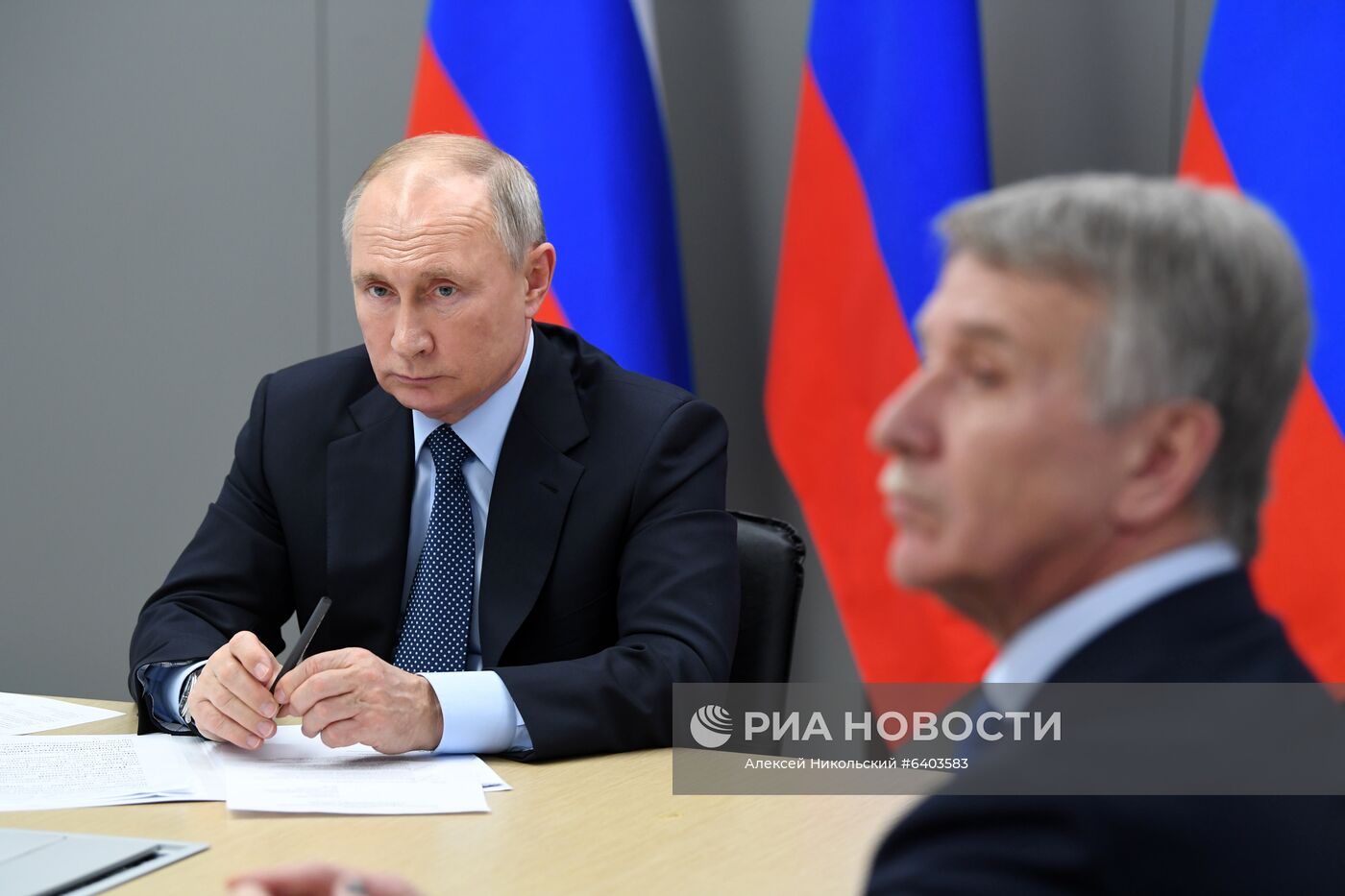 Рабочая поездка президента РФ В. Путина в Тюменскую область