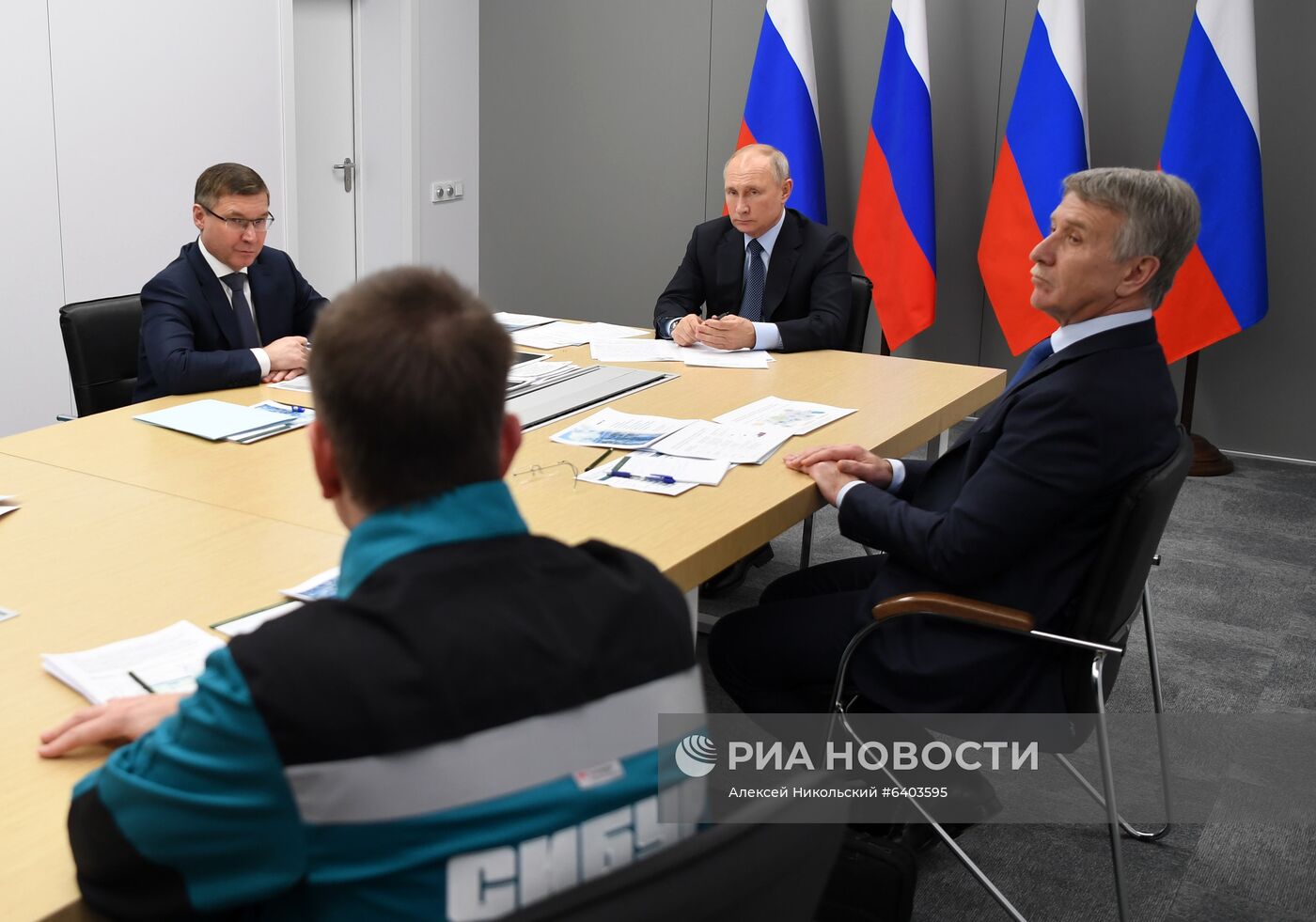 Рабочая поездка президента РФ В. Путина в Тюменскую область