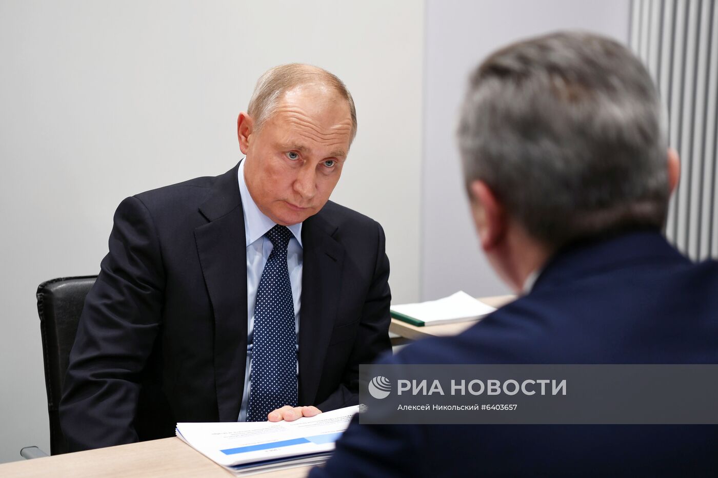 Рабочая поездка президента РФ В. Путина в Тюменскую область